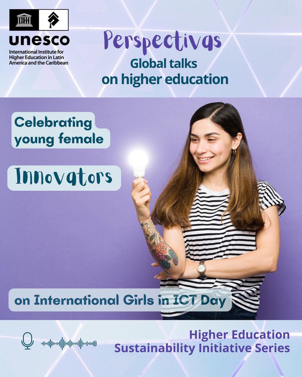 unesco_iesalc's tweet photo. 👩‍🔧Celebrating the future on #GirlsInICTDay! This special episode shines a spotlight on incredible young women breaking barriers in tech, climate action, and sustainable development.🎙️

🌿Get ready to be inspired!  🎧https://t.co/QKDVi41hLr https://t.co/e7Lflpigl0