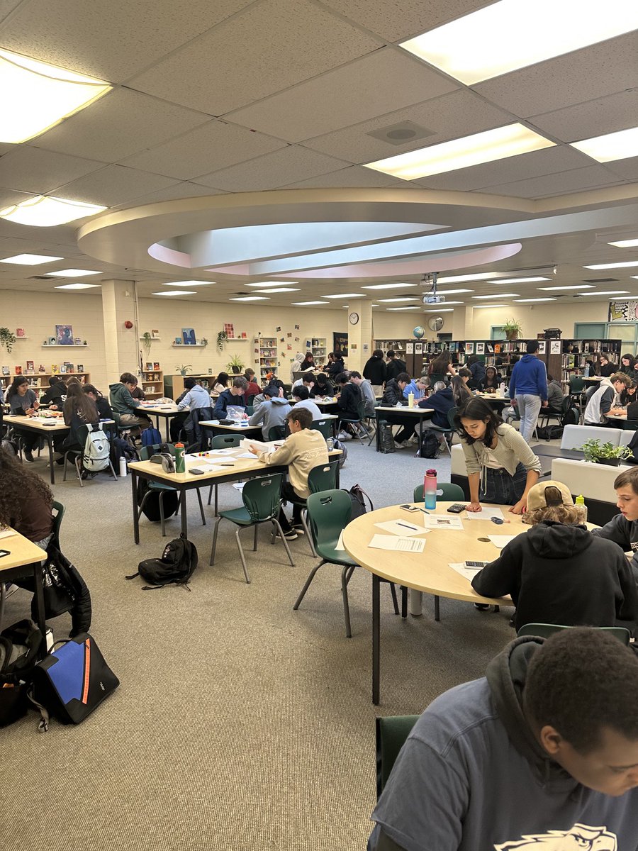 SPXMath's tweet photo. Math is always happening @StPiusXOCSB Grade 9/10 Math Boardwide Competition has begun. #mathfocus #ocsbMATH https://t.co/lZv5UBKHAC