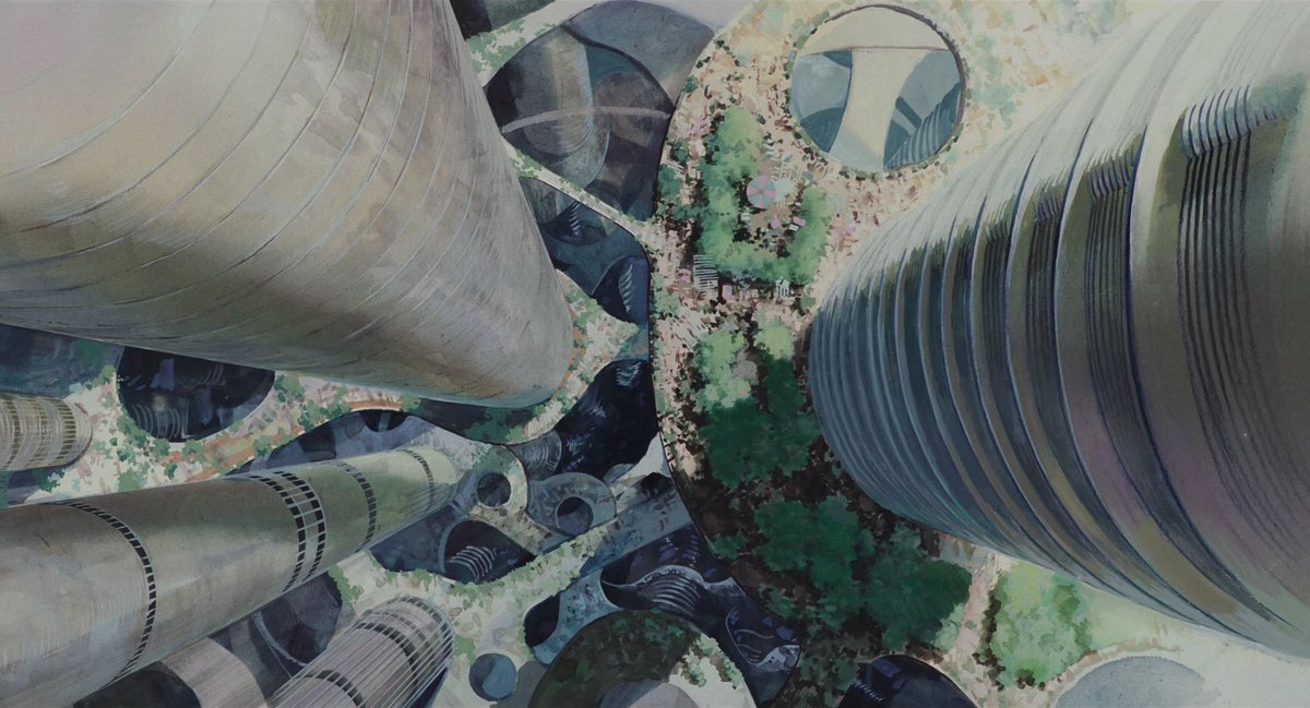 FedeItaliano76's tweet image. 'On Your Mark' (1995) directed by Hayao Miyazaki/Studio Ghibli, art director: Youji Takeshige