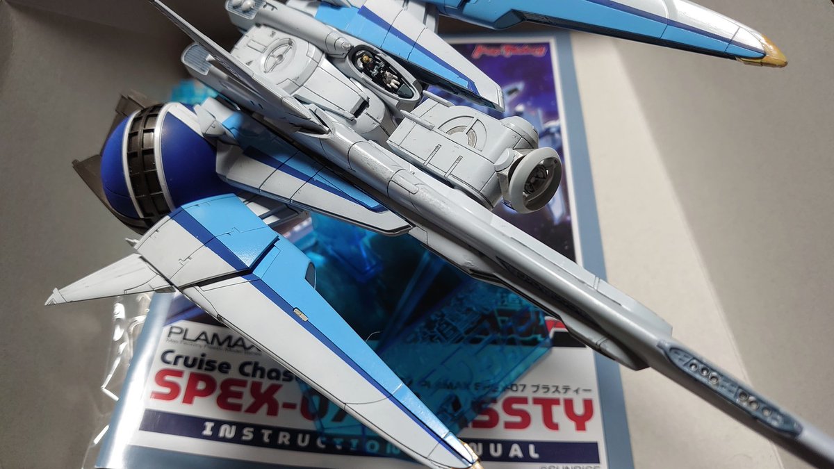 white_okojyo's tweet photo. CCC-01
United Nations Starship
BLASSTY
手足のライン塗装終了。
次はデカールとトップコートかな
#PLAMAX #BLASSTY #ブラスティー #プラモデル https://t.co/xusHWD6ptm