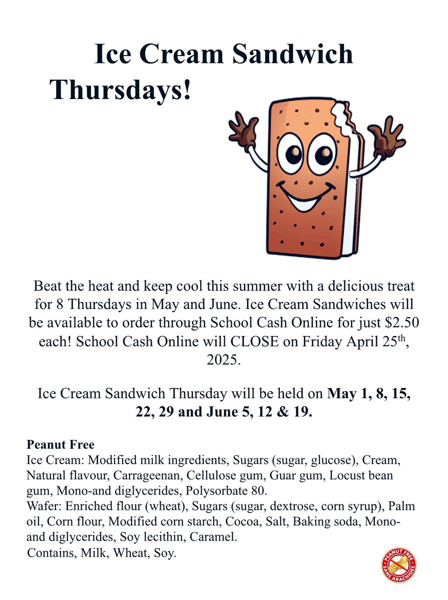 Don’t miss out on a summer treat to beat the heat...SchoolCash Online closes tomorrow!