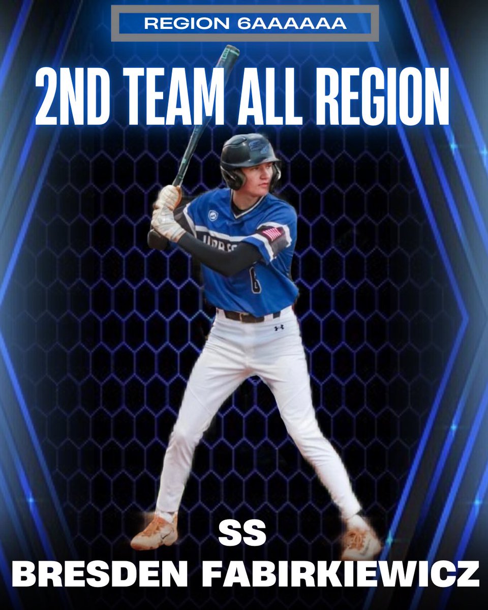 Congratulations <a href="/BresdenFab/">Bresden Fabirkiewicz</a> 6A All Region Infield!