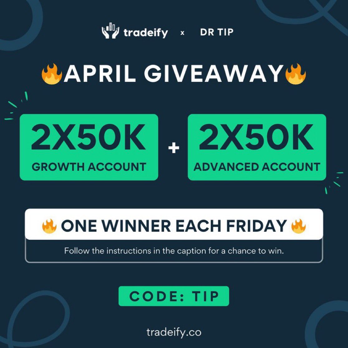 DR TIP (@1minutetip) on Twitter photo IM GIVING AWAY 1 MORE 50K
THIS ONE HAS NO ACTIVATION FEE!!!
A WINNER TOMORROW
TO ENTER
FOLLOW 👇 YOUTUBE
youtube.com/@drtip42069?si…
1⃣ <a href="/1MINUTETIP/">DR TIP</a> , <a href="/TradeifyFunding/">Tradeifytest</a> <a href="/TradeifyTV/">Tradeify TV</a>
2⃣ LIKE THIS POST ❤️
3⃣ RETWEET POST 🔁
4⃣ TAG 3 FRIENDS
5️⃣COMMENT TIP
6️⃣INTERACT W TIP IM GIVING AWAY 1 MORE 50K
THIS ONE HAS NO ACTIVATION FEE!!!
A WINNER TOMORROW
TO ENTER
FOLLOW 👇 YOUTUBE
youtube.com/@drtip42069?si…
1⃣ <a href="/1MINUTETIP/">DR TIP</a> , <a href="/TradeifyFunding/">Tradeifytest</a> <a href="/TradeifyTV/">Tradeify TV</a>
2⃣ LIKE THIS POST ❤️
3⃣ RETWEET POST 🔁
4⃣ TAG 3 FRIENDS
5️⃣COMMENT TIP
6️⃣INTERACT W TIP