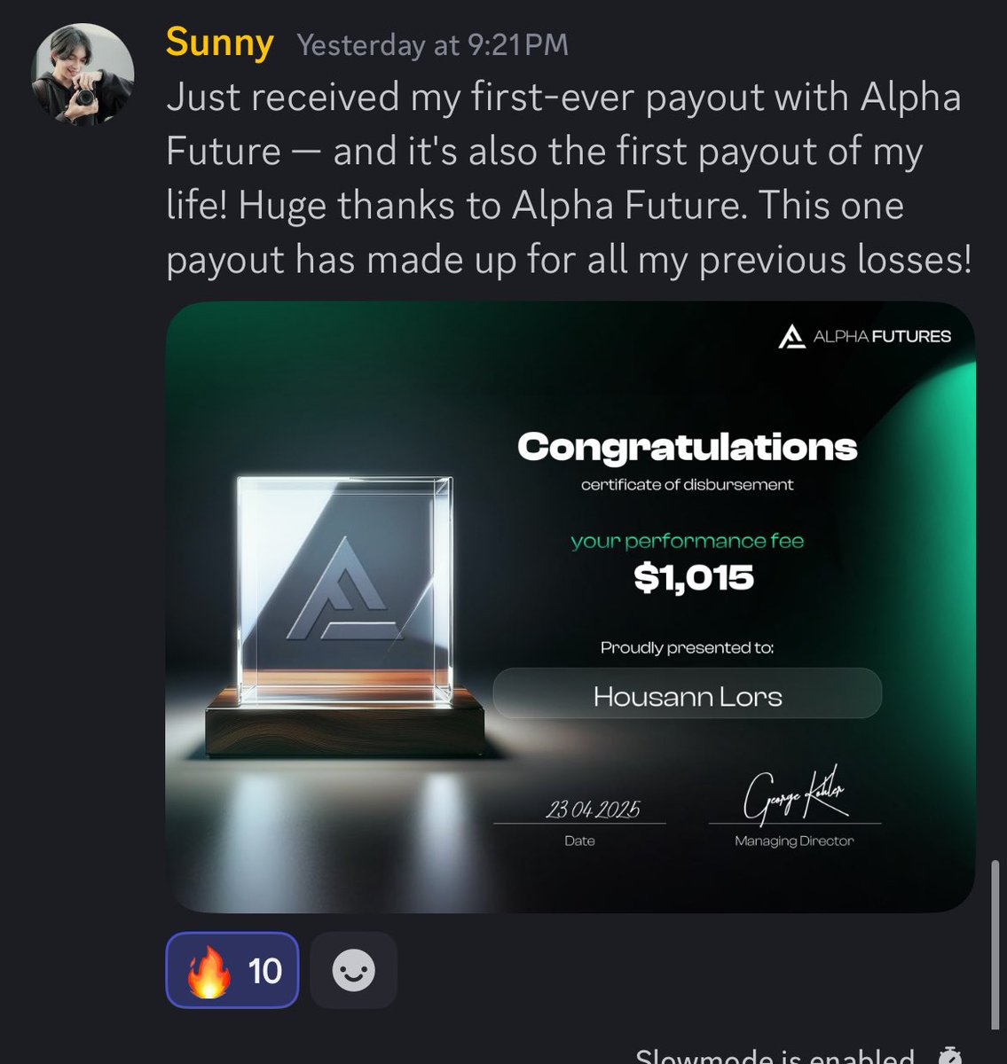 Ben Chaffee (@bpchaffee) on Twitter photo We see so many cases like this at <a href="/Alpha_Futures_/">Alpha Futures</a>
reaching very first payout ever, WHY?
Our standard acct has more EOD drawdown than competitors & MLL does NOT “slide to $0 at first withdrawal”
We don’t punish traders for taking their 1st small payout like every other firm We see so many cases like this at <a href="/Alpha_Futures_/">Alpha Futures</a>
reaching very first payout ever, WHY?
Our standard acct has more EOD drawdown than competitors & MLL does NOT “slide to $0 at first withdrawal”
We don’t punish traders for taking their 1st small payout like every other firm