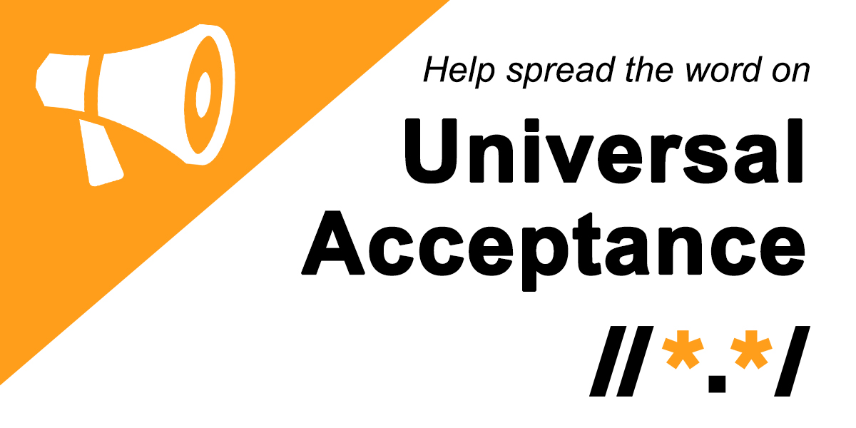 The global Internet community plays such an important role in raising awareness and driving adoption of Universal Acceptance (UA). Encourage your networks to follow #Internet4All and get involved in making UA a reality around the world! uasg.tech