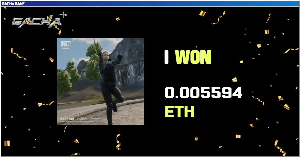 thatguyjaygl's tweet image. Not so lucky today on the @gacha_game_
Cost of 10 tickets: $15.27
Winnings: $9.85 of ETH
+XP & GP
With 8 losing tickets, I managed to only lose $5.42.. not so bad.
