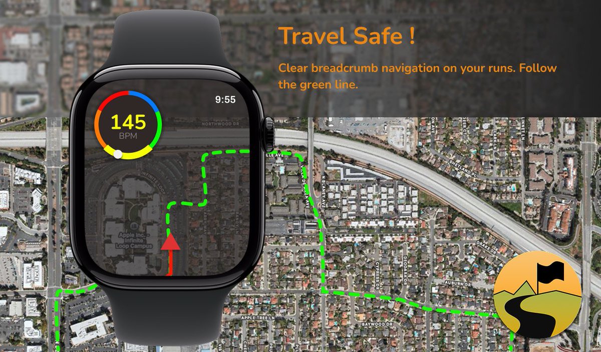 TachymazeApp's tweet photo. 🚀 Tachymaze 2.0 is live on the App Store!
Level up your runs with smart route tracking &amp; turn-by-turn navigation right on your wrist.
Use it alongside your favorite running app 🏃‍♂️⌚️  
try it now !
#RunningApp #FitnessTech #CardioTraining #AppleWatch #RunnersOfX https://t.co/WJd3pz6kDD