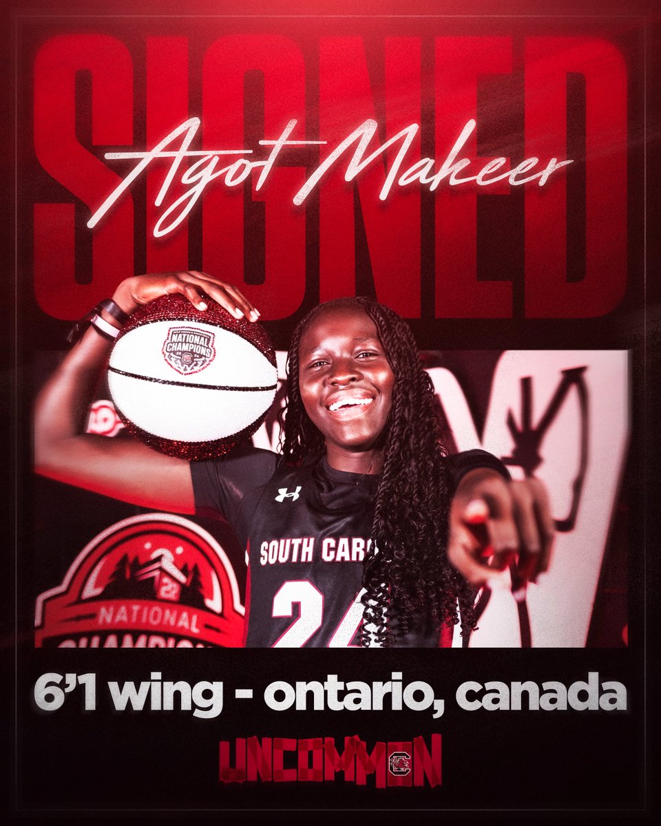 O Canada ... 
<a href="/makeer_agot/">Agot Makeer</a> is officially a Gamecock!

gamecocksonline.com/news/2025/04/2…