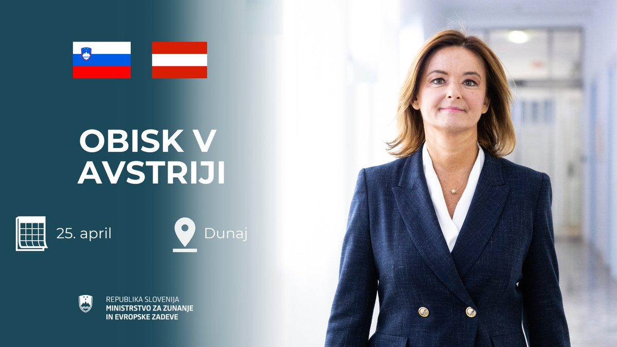 MZEZ_RS's tweet photo. Ministrica @tfajon se bo na obisku v Avstriji srečala z novo 🇦🇹 zvezno ministrico za evropske in mednarodne zadeve Beate Meinl-Reisinger @BMeinl  . Obisk je namenjen nadaljnjemu razvoju  dobrososedskih odnosov med 🇸🇮 in 🇦🇹 ter pogovoru o aktualnih zunanjepolitičnih in evropskih temah.