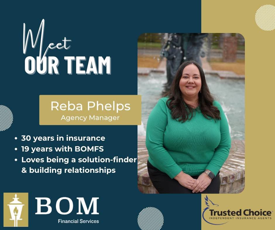 bom_fs's tweet photo. When she’s not busy making connections in the community, Reba loves to write and travel. She’d love to help you with all your commercial insurance needs! https://t.co/6HrHNCymEq
