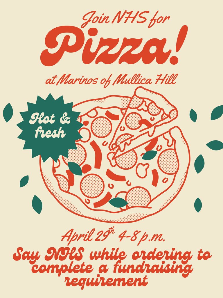Clearview Regional School District (@clearview_nj) on Twitter photo NHS is having a fundraiser at Marino's of Mullica Hill on Tuesday, April 29th from 4-8PM. Say "NHS" when placing your order! **All proceeds go to NHS's scholarship fund!** NHS is having a fundraiser at Marino's of Mullica Hill on Tuesday, April 29th from 4-8PM. Say "NHS" when placing your order! **All proceeds go to NHS's scholarship fund!**