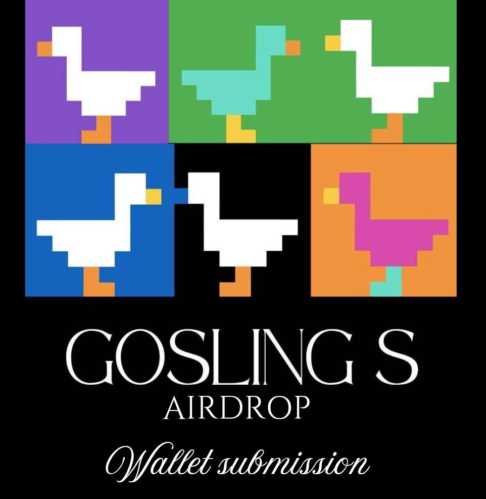 Goslings Airdrop Wallet Submission is Now Open!

All Goose holders can now submit their wallet addresses in our discord for the upcoming Goslings Airdrop.

Deadline hasn’t been announced yet but it will be in the coming weeks, so stay tuned and don’t miss out!

#XRPArmy #XRPL