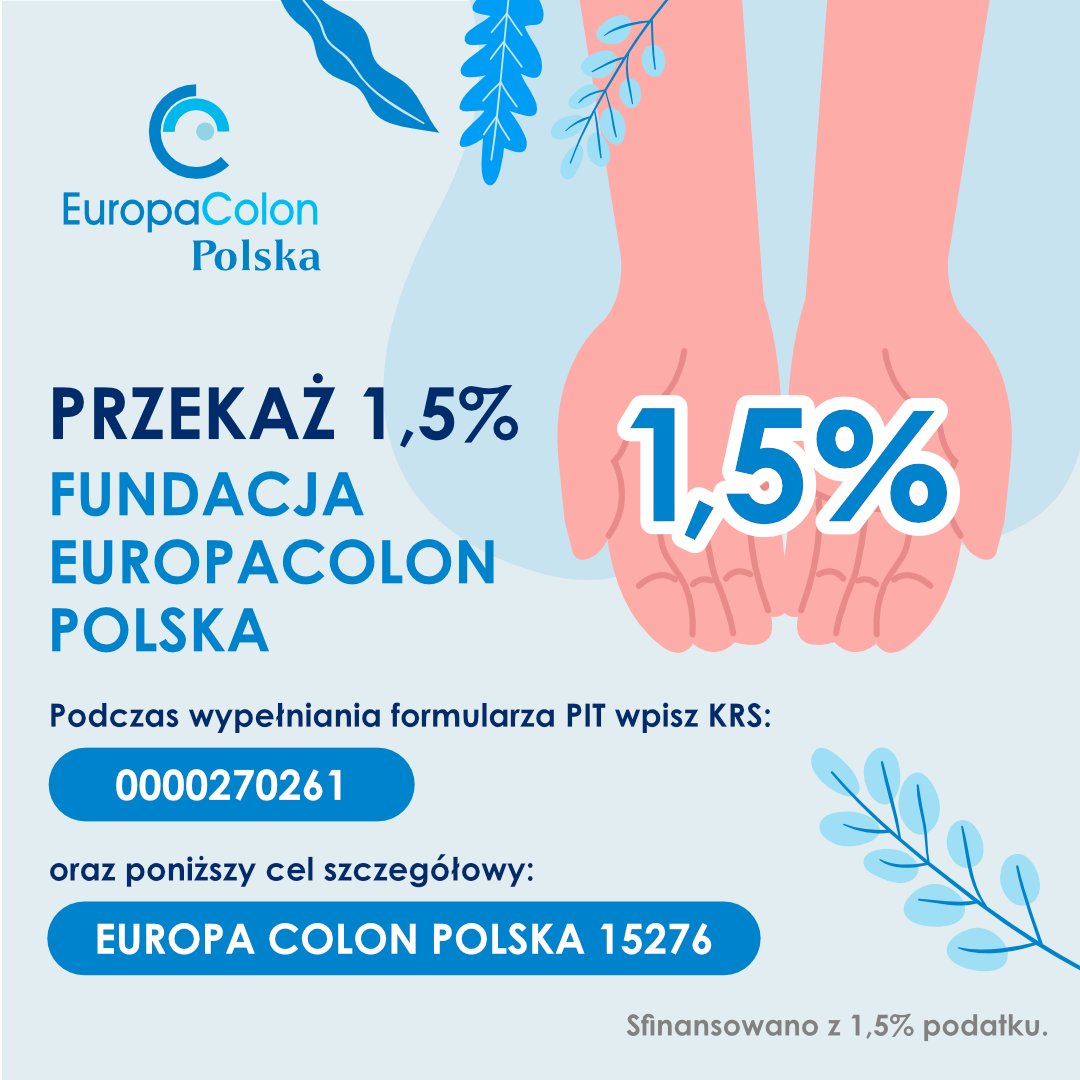 Jeśli wciąż zastanawiacie się komu przekazać 1.5%, a to co robimy uważacie za warte wsparcia, to polecamy się Waszej uwadze. Teraz można to zrobić dzięki Fundacji Studenckiej Młodzi Młodym. Wpisz KRS 0000270261 i ważne wpisz koniecznie cel szczegółowy: EuropaColon Polska 15276.