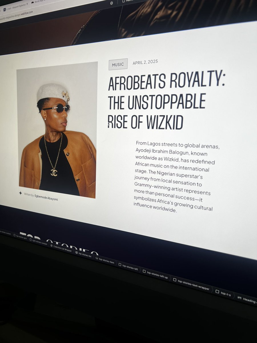 its_YOGO's tweet image. Design and develop on webflow 👨‍🎨 💻 

Magazine project in the works

#nocodedeveloper #webflow #uidesigner