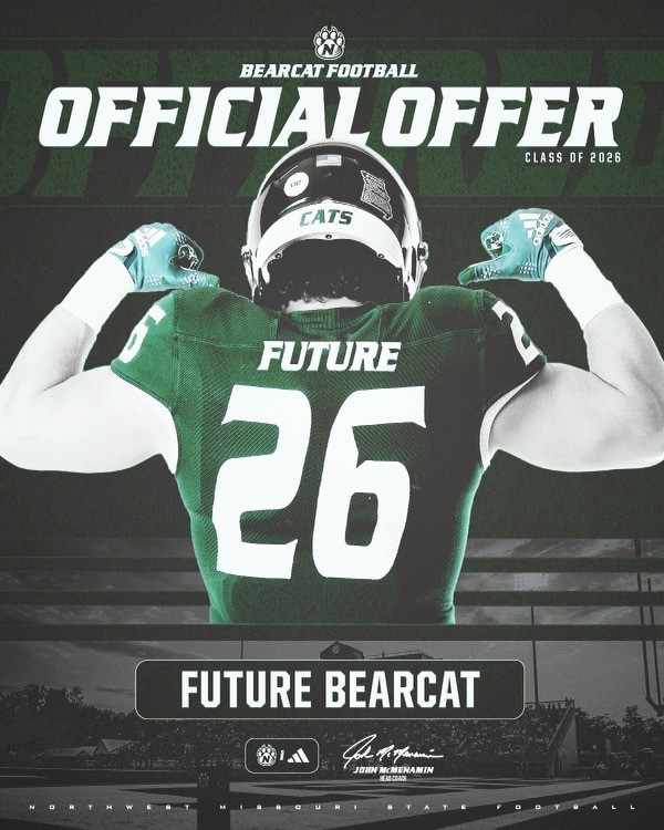 jackson redman (@redman2026) on Twitter photo After a great conversation with Northwest Missouri State <a href="/CoachBostNW/">Chad Bostwick</a> and <a href="/CoachDavis_87/">Roberto Davis</a>… I am excited to receive an offer from <a href="/NWBearcat_FB/">Northwest Football</a>!
#OABAA
<a href="/CoachUptergrove/">Coach_Up</a>
<a href="/CoachRBolden/">Rodney Bolden II</a>
<a href="/Senator_Pride/">Robinson_Football</a>
<a href="/RivalsFriedman/">Adam Friedman</a>
<a href="/MikeRoach247/">Mike Roach</a>
<a href="/247recruiting/">247Sports Recruiting</a>
<a href="/On3Recruits/">On3 Recruits</a> After a great conversation with Northwest Missouri State <a href="/CoachBostNW/">Chad Bostwick</a> and <a href="/CoachDavis_87/">Roberto Davis</a>… I am excited to receive an offer from <a href="/NWBearcat_FB/">Northwest Football</a>!
#OABAA
<a href="/CoachUptergrove/">Coach_Up</a>
<a href="/CoachRBolden/">Rodney Bolden II</a>
<a href="/Senator_Pride/">Robinson_Football</a>
<a href="/RivalsFriedman/">Adam Friedman</a>
<a href="/MikeRoach247/">Mike Roach</a>
<a href="/247recruiting/">247Sports Recruiting</a>
<a href="/On3Recruits/">On3 Recruits</a>