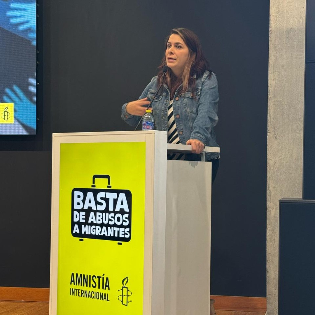 amnistia's tweet photo. “Se debe incluir en agenda humanitaria la lucha contra el hambre y atención a población migrante. El recorte de recursos para el 2025 afecta el 50% del trabajo que se tenía planeado” Laura Cadavid de Agencia Presidencial para Cooperación Internacional

#SkillshareMigracion2025 https://t.co/l65rLOoyTp