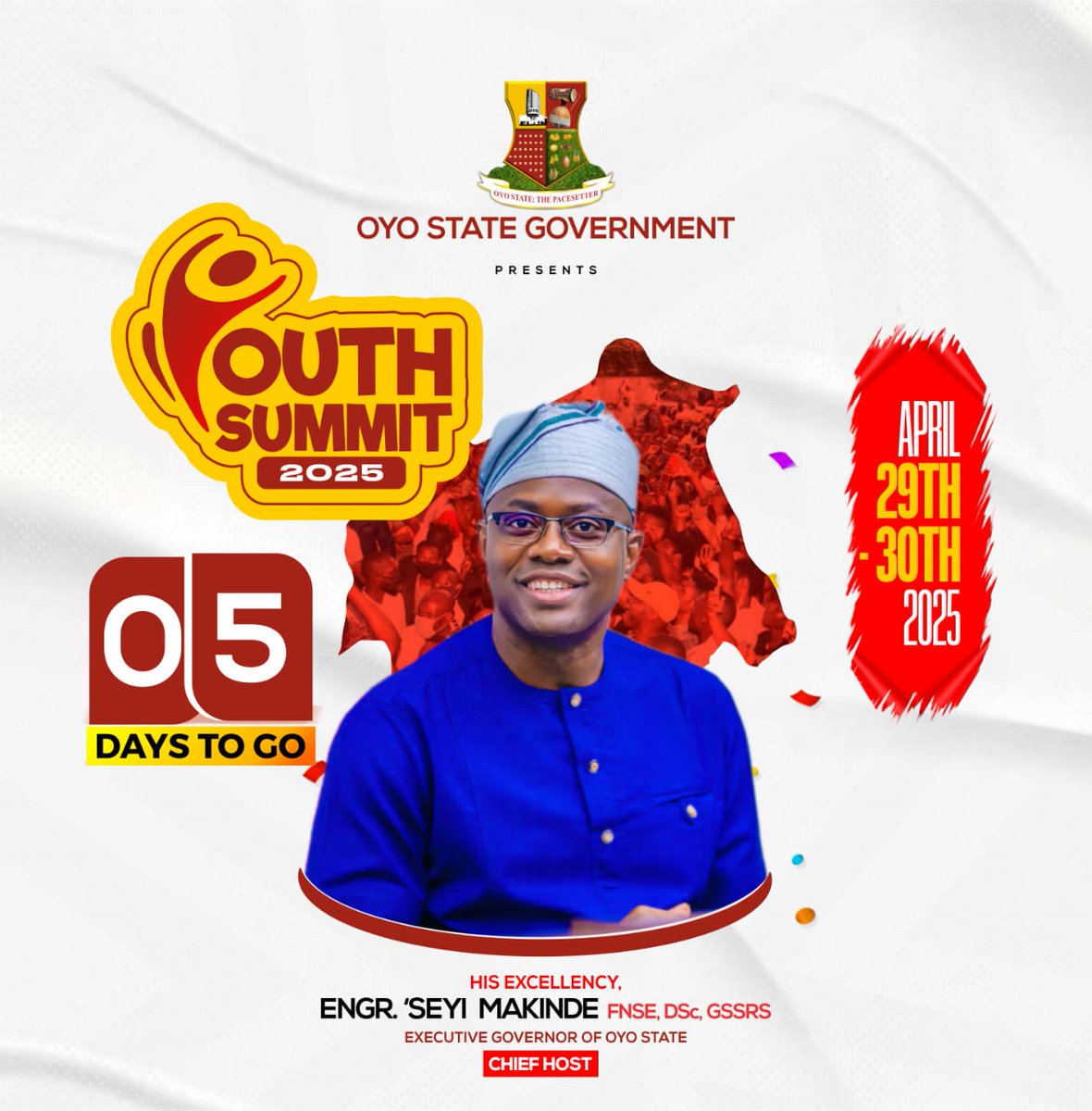Wasilatadegoke's tweet photo. Just 5 more days to #OyoYouthSummit25 https://t.co/qkBgLwwIDn