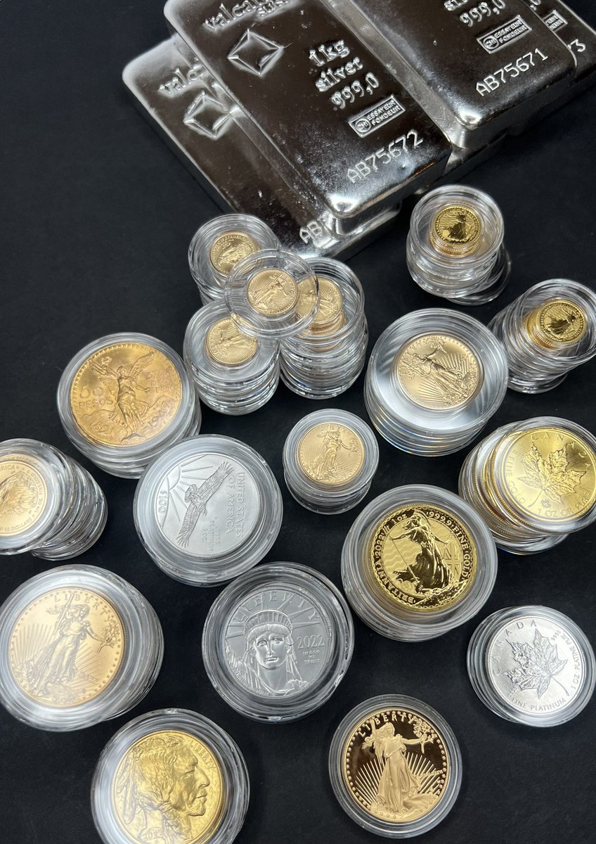 BullionBrother's tweet image. Stack what you can, while you can.
The time to hold real assets is before the squeeze.
Because when physical dries up… you either already have it—or you don’t.

#StackerLife #GoldAndSilver #HardAssets #BullionBrother #PreciousMetals #GoldStack #SilverBars #PlatinumPower…