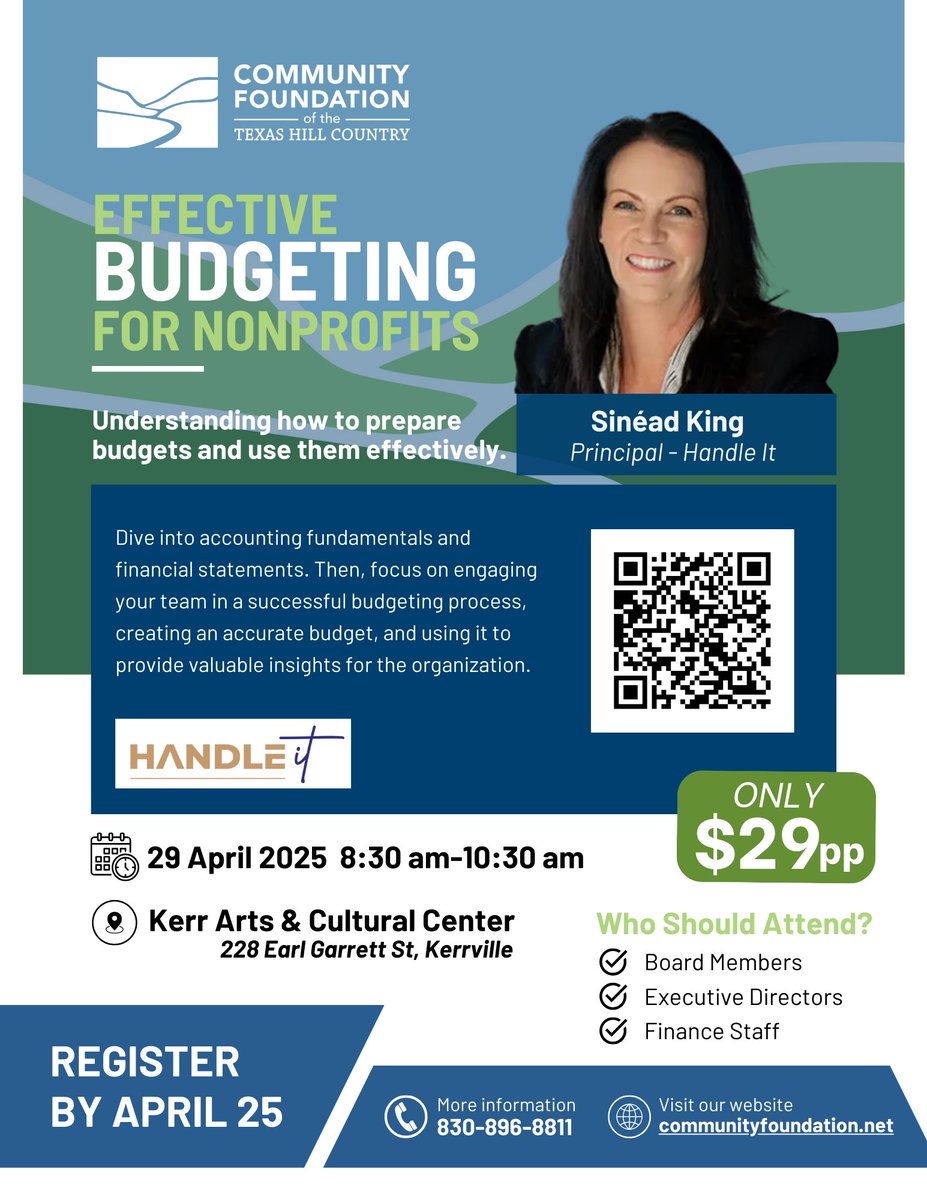 Upcoming Workshop: Effective Budgeting for Nonprofits - April 29, 2025 - mailchi.mp/ac189d6c58ab/u…