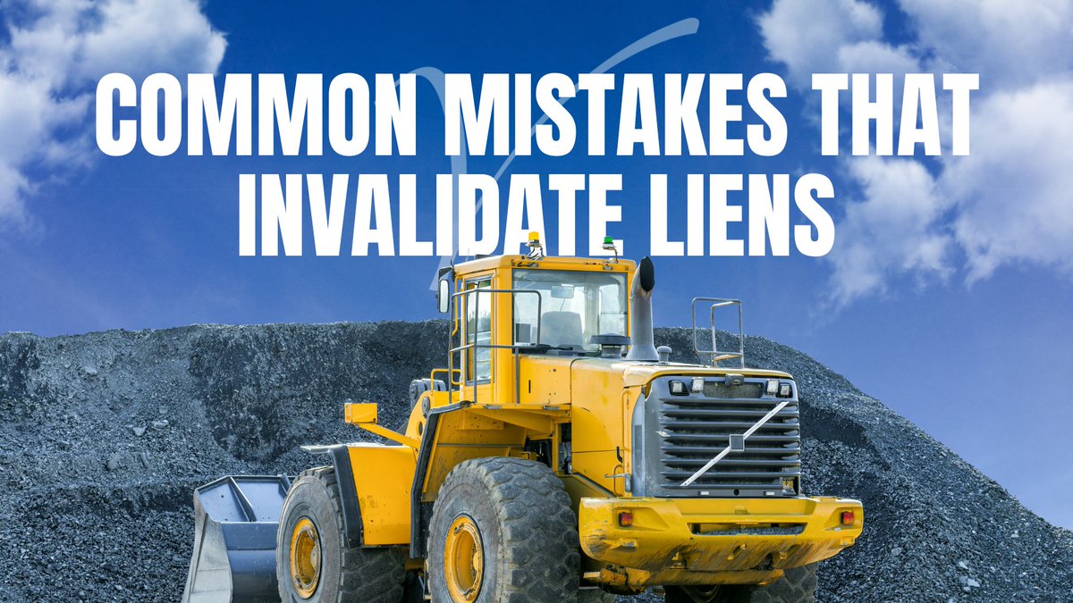 Mechanics' liens serve as a powerful tool for contractors, subcontractors, &amp; suppliers. However, NC law imposes strict procedural requirements for perfecting a lien, and even minor mistakes can render a lien unenforceable.
Caitlin Truelove discusses:
vannattorneys.com/common-mistake…