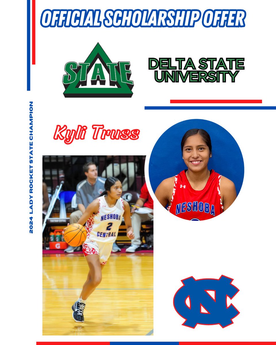 Thanks to DSU Lady Statesmen coaches for a great visit to practice and an official offer to Kyli! 🚀🏀🏆