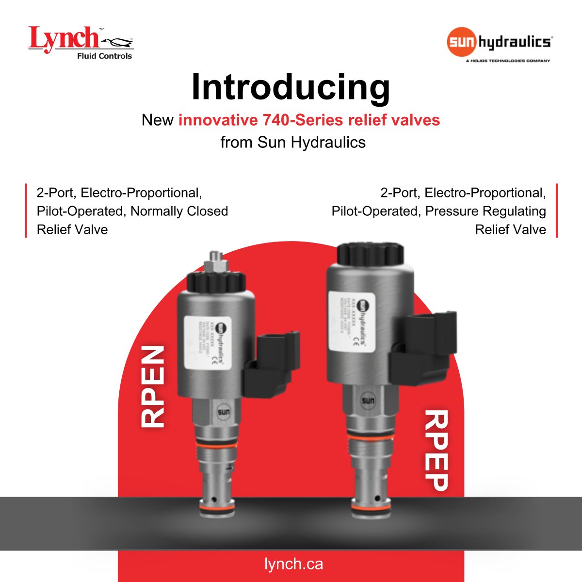 Check out the latest launch from <a href="/sun_hydraulics/">Sun Hydraulics</a>: Introducing the RPEN &amp; RPEP valves. They are electro-proportional, pilot-operated, and ready to deliver precision pressure control.
Let’s get your system performing better.
#Hydraulics #PressureControl