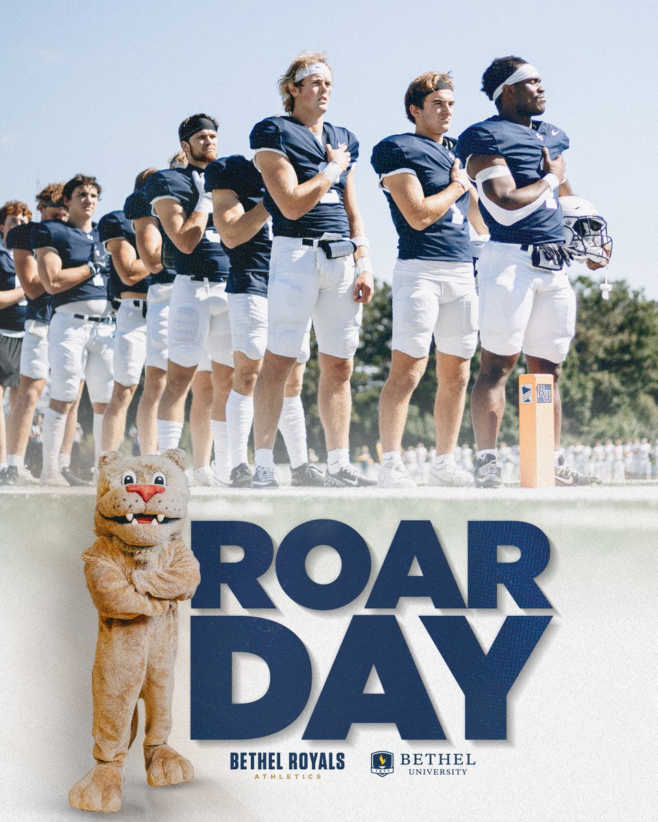 Today is ROAR Day! 🦁

Join us in supporting Bethel Football! Your generosity fuels our mission and empowers our student-athletes. You can give directly to BU Football by following the link below, selecting 'Athletics' and typing in 'Football'!

bethel.edu/giving/give-on…

#BURoyals
