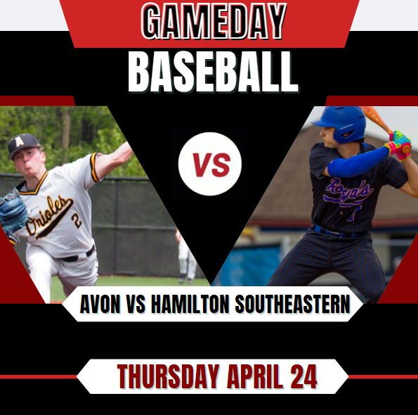 IndyStar HS_Sports (@indystarhs_) on Twitter photo 🔥⚾️ It’s Gameday‼️🔥
Avon vs Hamilton Southeastern
📺Livestream: bit.ly/7N0J79i
🗓 | Thursday 24
🕖| 6p.
<a href="/oriole_baseball/">AHSOriolesBaseball</a> <a href="/AHS_Orioles/">AHS Orioles</a> <a href="/Carter_Beck12/">Carter Beck</a> <a href="/HSERoyalsBase/">Royals Baseball</a> <a href="/OrioleAthletics/">Avon OrioleAthletics</a> <a href="/Orioles_AD/">Avon High School Athletic Director</a> <a href="/HSESportsMed/">HSE Sports Medicine</a> <a href="/MichaelHoog8/">Michael Hoog</a> <a href="/HSEAthletics/">HSE Royals Athletics</a> <a href="/BobBoehman/">Bob Boehman</a> <a href="/Jackson_Howard1/">Jackson Howard</a> 🔥⚾️ It’s Gameday‼️🔥
Avon vs Hamilton Southeastern
📺Livestream: bit.ly/7N0J79i
🗓 | Thursday 24
🕖| 6p.
<a href="/oriole_baseball/">AHSOriolesBaseball</a> <a href="/AHS_Orioles/">AHS Orioles</a> <a href="/Carter_Beck12/">Carter Beck</a> <a href="/HSERoyalsBase/">Royals Baseball</a> <a href="/OrioleAthletics/">Avon OrioleAthletics</a> <a href="/Orioles_AD/">Avon High School Athletic Director</a> <a href="/HSESportsMed/">HSE Sports Medicine</a> <a href="/MichaelHoog8/">Michael Hoog</a> <a href="/HSEAthletics/">HSE Royals Athletics</a> <a href="/BobBoehman/">Bob Boehman</a> <a href="/Jackson_Howard1/">Jackson Howard</a>