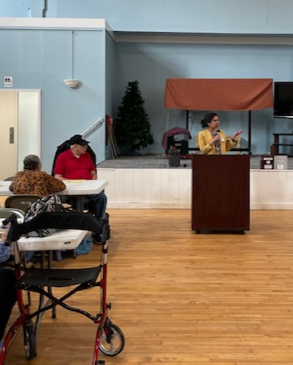 URMC Department of Medicine (@urmc_deptmed) on Twitter photo DOM Assistant Professor of General Medicine Rashmi Jasrasaria, MD, recently spoke (in Spanish) about sleep hygiene & led an interactive learning activity at <a href="/IberoRoc/">Ibero-American Action League, Inc.</a>'s Centro de Oro.
As we age, good sleep hygiene becomes even more important for maintaining health & well-being. DOM Assistant Professor of General Medicine Rashmi Jasrasaria, MD, recently spoke (in Spanish) about sleep hygiene & led an interactive learning activity at <a href="/IberoRoc/">Ibero-American Action League, Inc.</a>'s Centro de Oro.
As we age, good sleep hygiene becomes even more important for maintaining health & well-being.