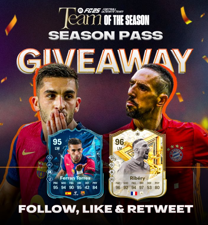🚨 4x 1 MILLION COINS GIVEAWAY 🔥

Retweet 🔁 + Like 💙
Must be following me + <a href="/WetDesignFUT/">WetDesign</a> ✅️

Winners in 5 hours 🫡