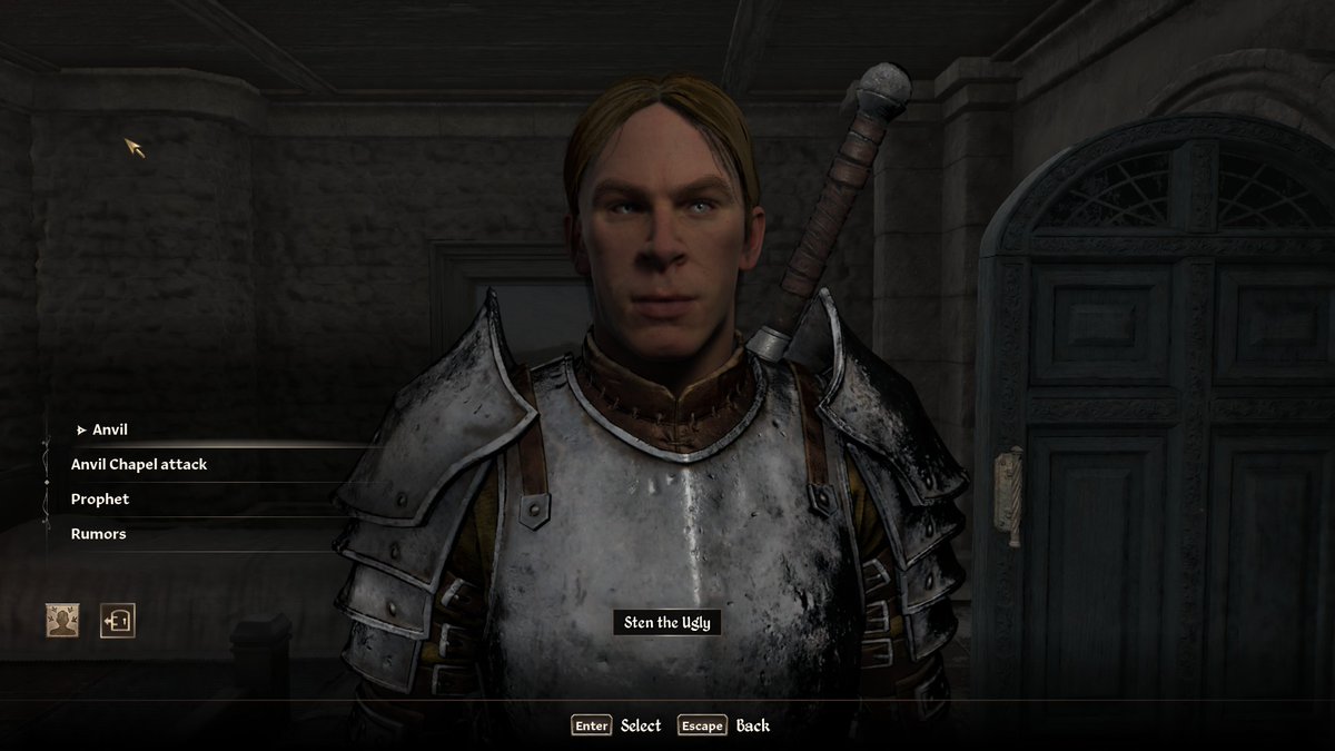 Not sure I can call this a good remaster if Sten the Ugly isn't even ugly! #OblivionRemastered Joking aside I'm having a blast.