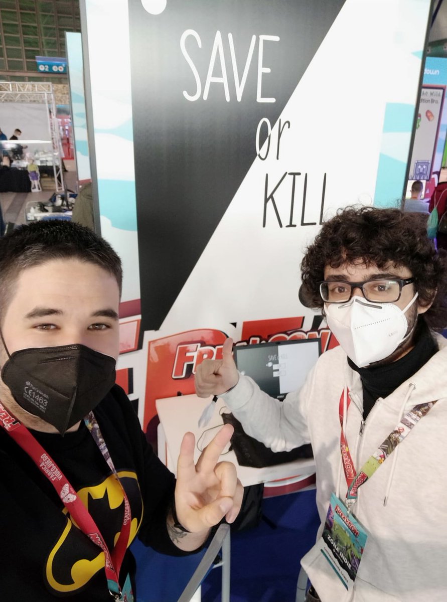 saveorkillgame's tweet image. It all started at the Global Game Jam 2022 🎮 

After an amazing weekend and winning 2 awards at @EvadFormacion   we felt truly inspired to bring SAVE or KILL to life as a full mobile game 📱 

A dream come true and a puzzle finally solved 🧩✨