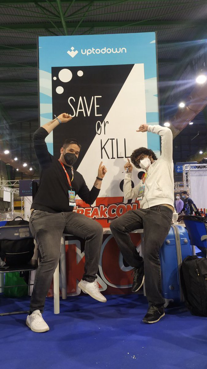 saveorkillgame's tweet image. It all started at the Global Game Jam 2022 🎮 

After an amazing weekend and winning 2 awards at @EvadFormacion   we felt truly inspired to bring SAVE or KILL to life as a full mobile game 📱 

A dream come true and a puzzle finally solved 🧩✨