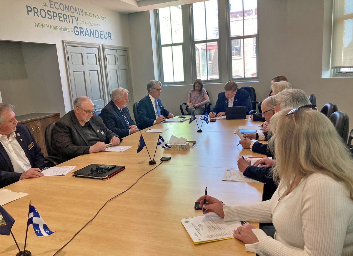 At New Hampshire Canadian Trade Council, Commissioner Taylor Caswell provides updates on tariff resources and underscores the commitment to fostering trade relations and help navigate the current reality. #NHBusiness #TradePartnerships #EconomicDevelopment