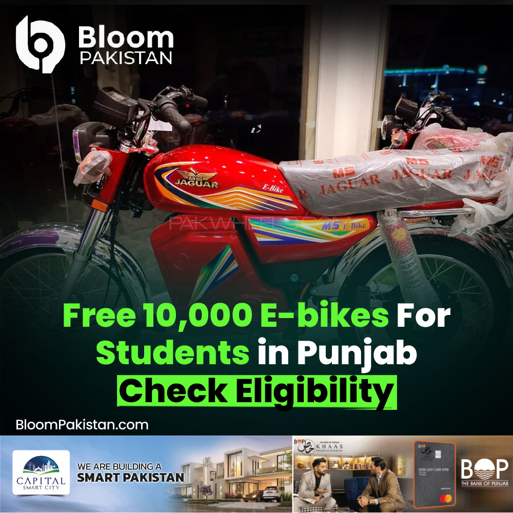 bloom_pakistan's tweet photo. Free 10,000 e-bikes for students in Punjab – Check eligibility

#BloomPakistan #EBikesForStudents #PunjabGovernment #StudentScheme #FreeEBikes

Read Inside News:
https://t.co/CqulKJRDwc https://t.co/J0aQ12uY5Z