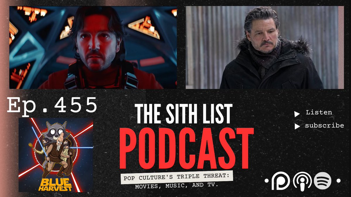 πππ ππππ ππππ - IRAJ - (@thesithlist) on Twitter photo It's Ep 455 of TSL and we had a great time talking #Andor #SWCJ #LastOfUsS2 & much more with our buddy Hawes from <a href="/BlueHarvestPod/">BLUE HARVEST</a>
πbuff.ly/3SDaC9G
<a href="/ericstrothers/">Eric Strothers</a>
<a href="/Lesismore78/">Les Gonzalez</a>
<a href="/TheSithlistBoo/">Carlos Boo Arguello</a> It's Ep 455 of TSL and we had a great time talking #Andor #SWCJ #LastOfUsS2 & much more with our buddy Hawes from <a href="/BlueHarvestPod/">BLUE HARVEST</a>
πbuff.ly/3SDaC9G
<a href="/ericstrothers/">Eric Strothers</a>
<a href="/Lesismore78/">Les Gonzalez</a>
<a href="/TheSithlistBoo/">Carlos Boo Arguello</a>