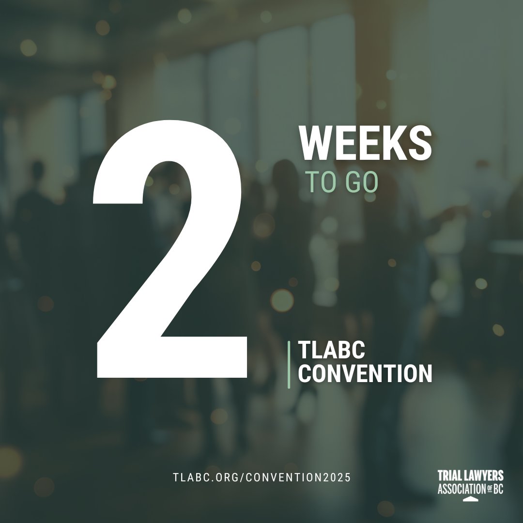 We are counting down the days until the TLABC Convention! We’re looking forward to two packed days of education, insights and networking opportunities. Spots are still available. Register today: tlabc.org/Convention2025