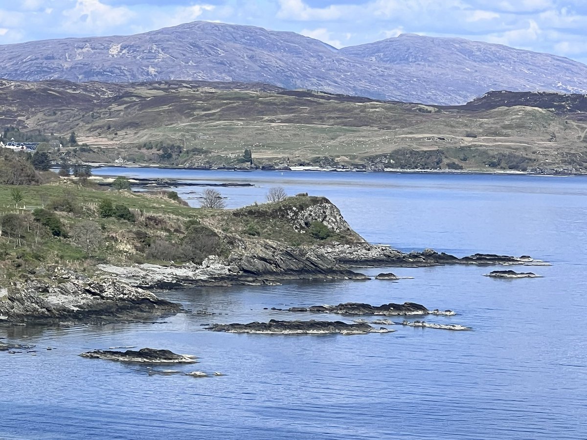 Dùn phairc from Sabhal Mor Ostaig today.