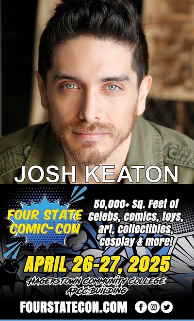 🇺🇸Josh Keaton🇵🇪 (@joshkeaton) on Twitter photo This weekend! I'll be in Hagerstown, Maryland at <a href="/4statecomiccon/">Four State Comic Con</a> ! Come say hey! This weekend! I'll be in Hagerstown, Maryland at <a href="/4statecomiccon/">Four State Comic Con</a> ! Come say hey!