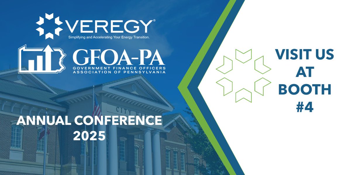 Join us at booth #4 at the GFOA PA Conference (April 27-30) to discuss how our expertise can help Pennsylvania's government finance officers make strategic decisions that optimize both their budgets and their infrastructure. #FinancialPlanning #FacilityManagement