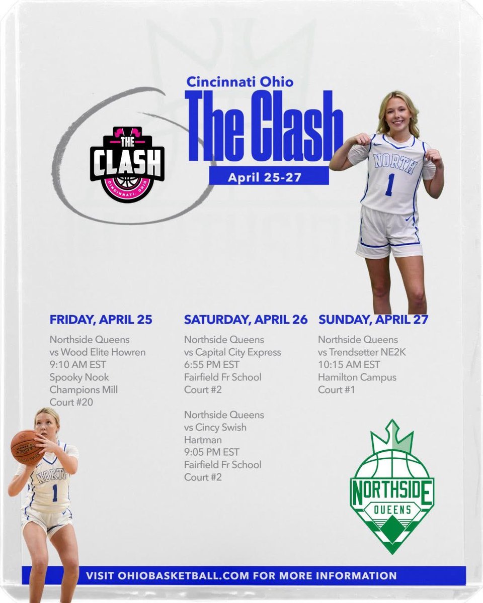 paisley kilburn (@paisleykilburn1) on Twitter photo Tournament this weekend at The Clash‼️come watch me and my team as we play this weekend!
#TravelBasketball #AAU
#NorthSideQueens2028 <a href="/CoachMahan/">Eddie Mahan</a> Tournament this weekend at The Clash‼️come watch me and my team as we play this weekend!
#TravelBasketball #AAU
#NorthSideQueens2028 <a href="/CoachMahan/">Eddie Mahan</a>