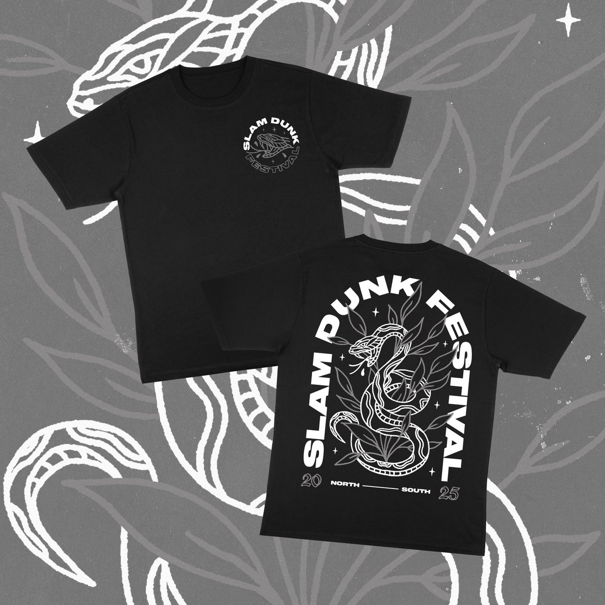Super excited to show off the tee design I created for this years <a href="/SlamDunkMusic/">Slam Dunk Festival</a>!

As someone that’s been attending the festival since my teens this was such a crazy opportunity!

Available to pre order now via the Slam Dunk app 💛