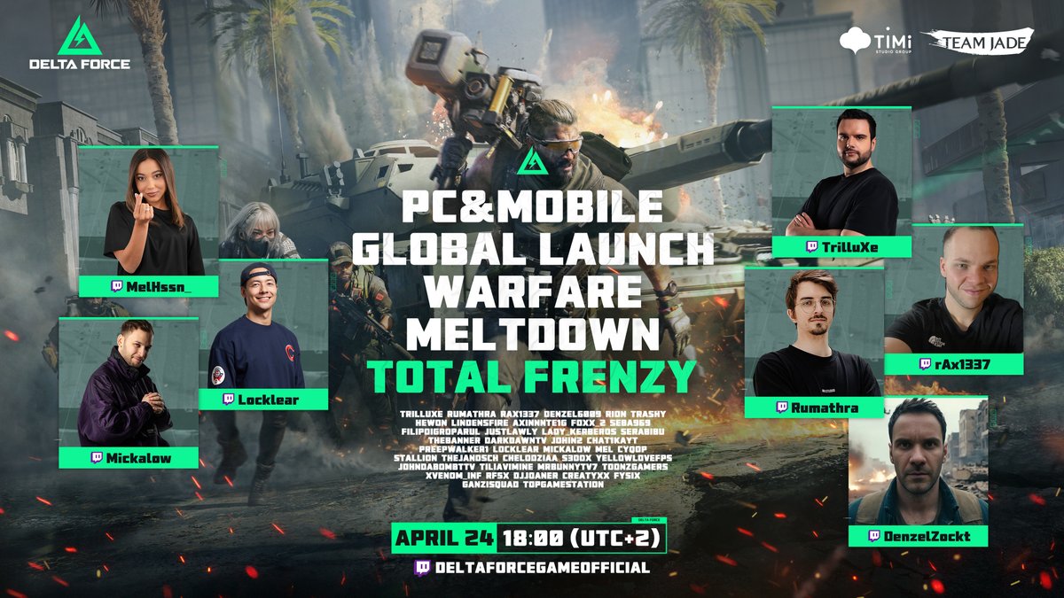 🎮 Heute live: Der Stream zum Delta Force Launch!
🔥 Neue Season ist am Start – Delta Force Mobile ist jetzt verfügbar!
👀 DenzelZockt einschalten und nichts verpassen
dfmpreregister.onelink.me/S7Ch/DenzelZoc…
#ad #DeltaForceGame #DeltaForceMobile #gaming