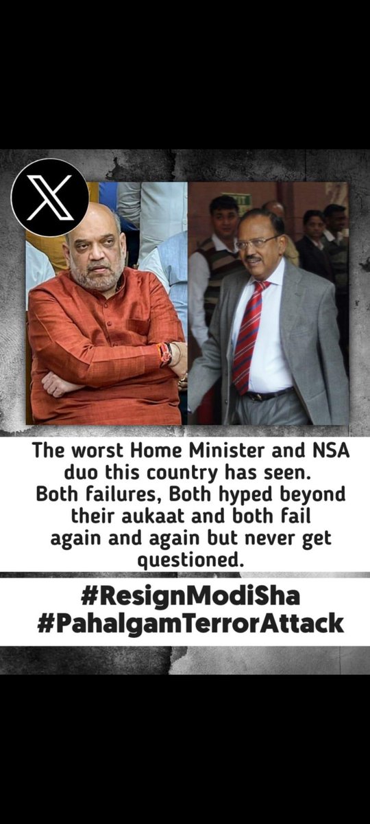 AddoorFaizal's tweet photo. #ResignModiSha #PahalgamTerrorAttack https://t.co/ZQ1gtgQDdX
