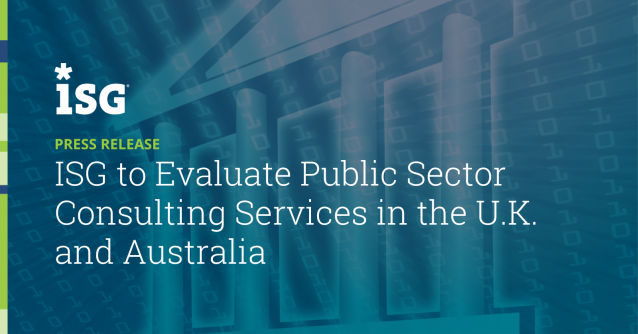 segel_bill's tweet photo. Upcoming ISG Provider Lens™ reports will cover companies that offer specialized expertise, innovative strategies, actionable insights and outsourcing services to agencies and organizations that serve governments in the U.K. and Australia. https://t.co/5v2jd5cbQt https://t.co/eUMzl4rHvx