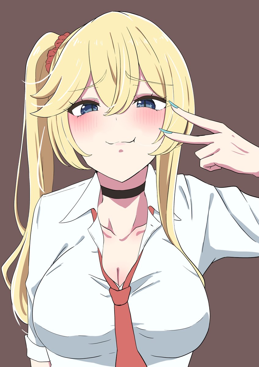 Another piece of Erina-chan art drawn by <a href="/368806sd/">くりっぷ clip</a>, this time of her eating a tiny on stream.
<a href="/368806sd/">くりっぷ clip</a>様　に描いて頂いたえりなちゃんのイラストです！今回えりなちゃんは配信中に小人を丸吞みにします。