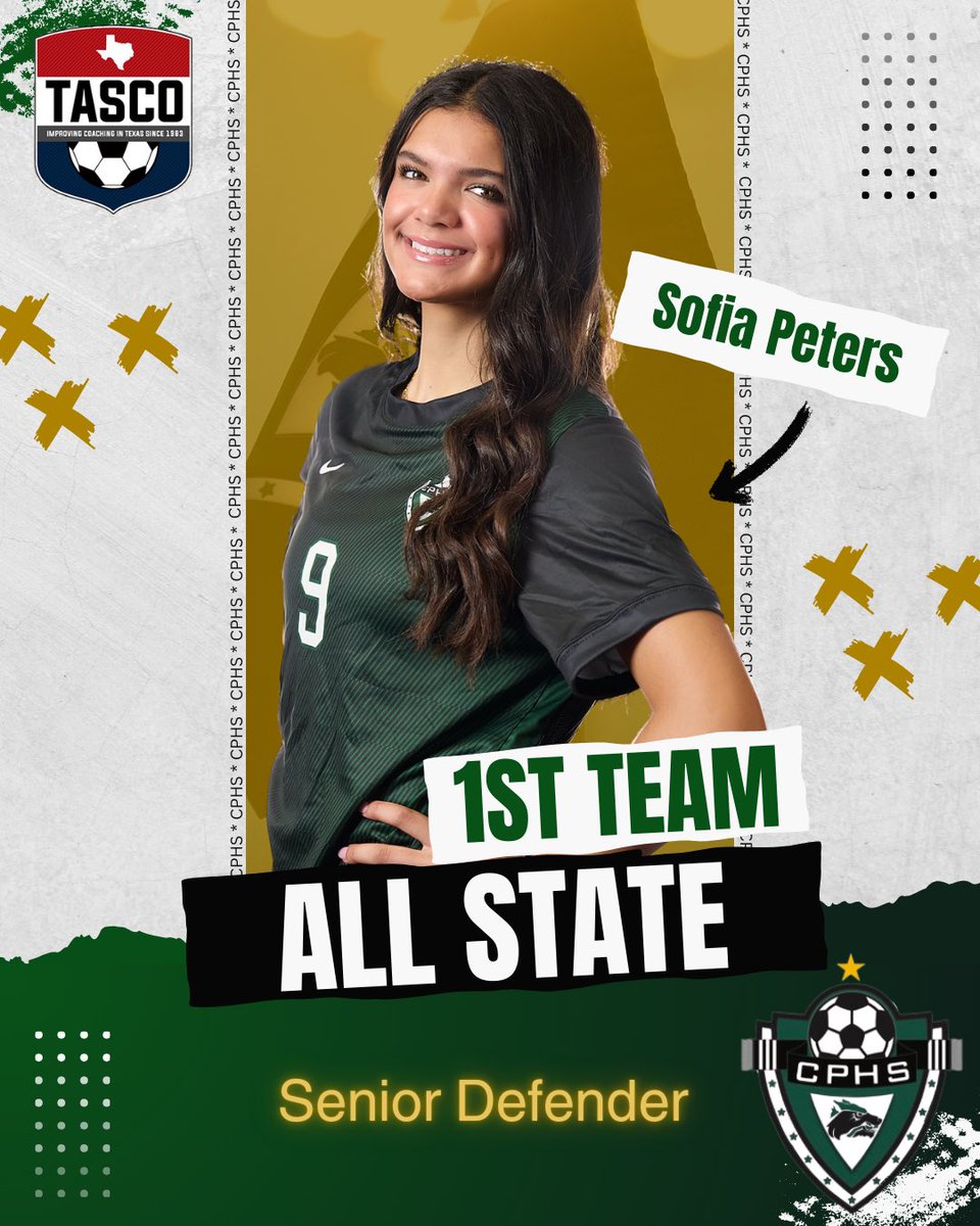CPHSWomenSoccer's tweet photo. Congrats to our four players receiving TASCO All State and All Regions honors

Meredith Koltz: 1st Team All State
Sofia Peters: 1st Team All State
Blake Gilkey: 1st Team All Region
Brooke Pack: 1st Team All Region

@CoachQCPProud @coach_pearce @CPHS_Sports @tascosoccer @50_50Pod https://t.co/ODokmOK87U