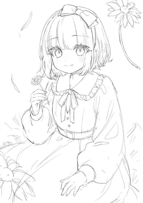 これは服に合わせて髪セットするやろと思ってヘアアレンジしてみたはいいものの、こりゃちょっとマーガドロイドかもな……となりボツにしたクラロリ妖夢 