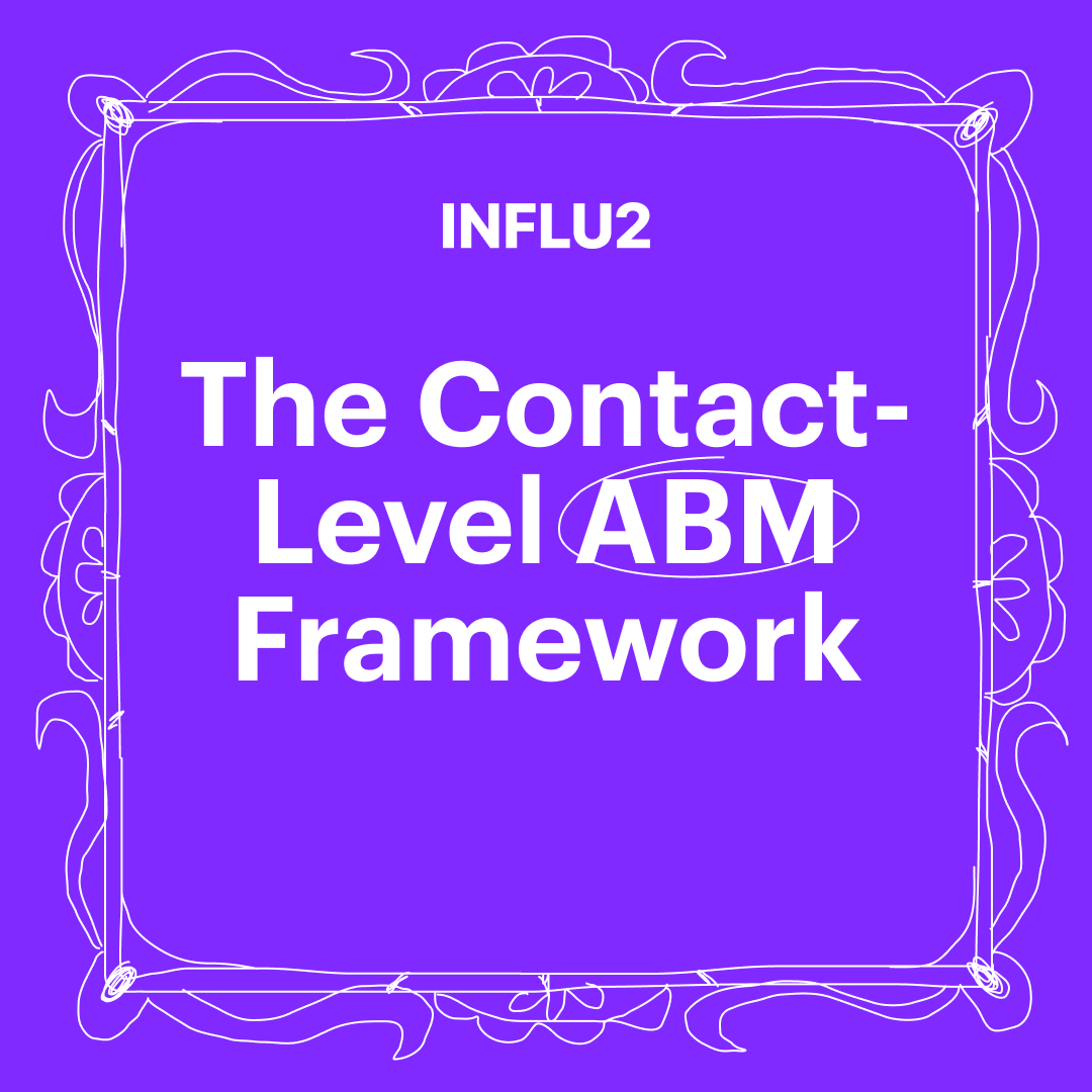 Looking to build an ABM program that supports the entire buying journey? We’ve developed a practical framework to help you do just that. 

From audience selection to messaging that truly resonates, this playbook is packed with tips and real-life examples: bit.ly/3S2wIB9