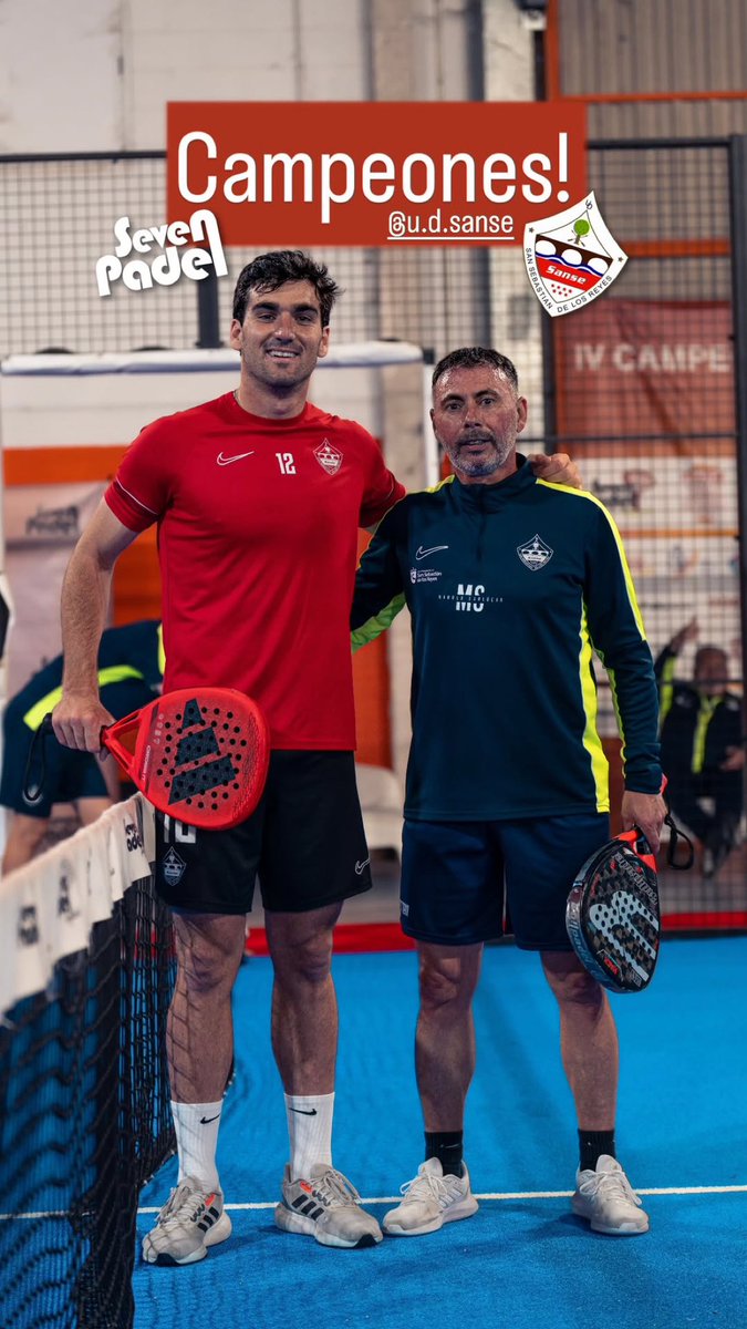 🤪 Por ahí se coló alguna… <a href="/TPeraltag/">Tito.peraltag</a> pero aún así han sido los campeones de pádel de hoy!!!

📸 La foto para el recuerdo